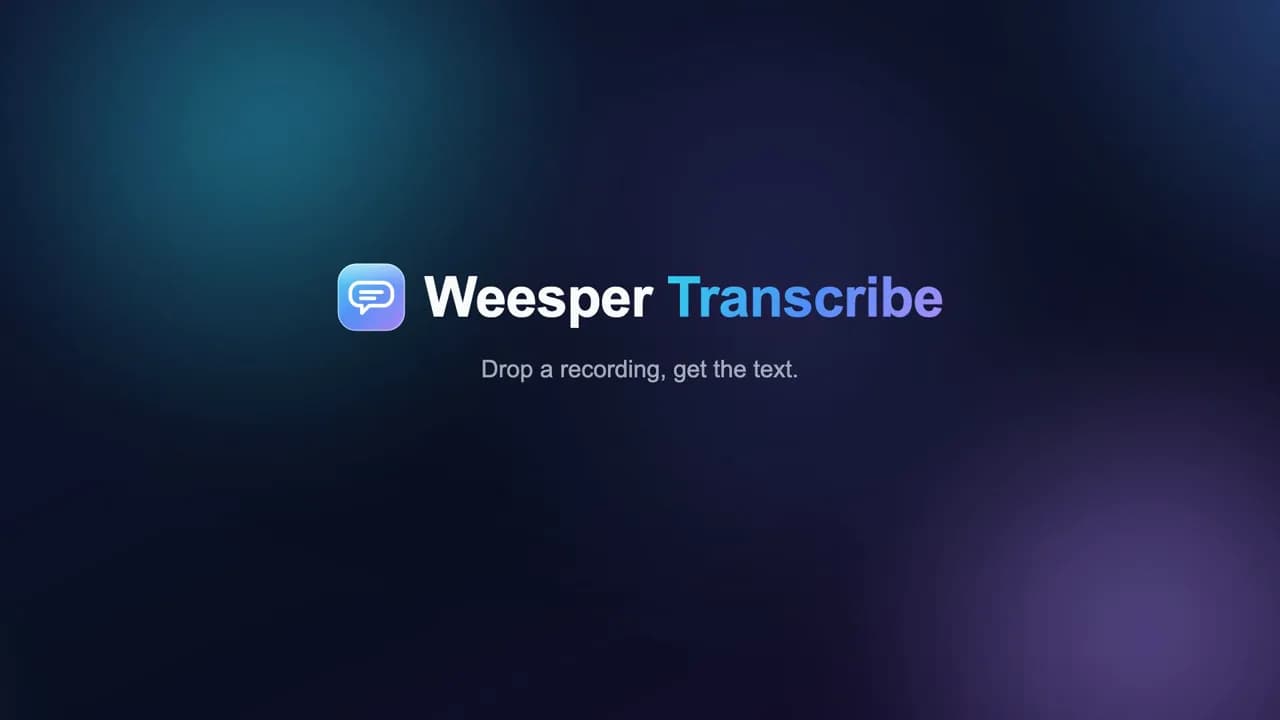 Weesper Transcribe logo